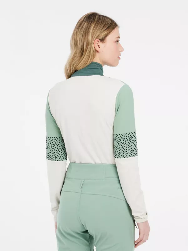 PRTMORPH 1/4 zip active top Evergreen